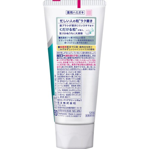 花王 クリアクリーンNEXDENT シャインシトラス 120g