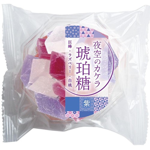 ノースカラーズ 夜空のカケラ琥珀糖紫 80g Green Beans | グリーン