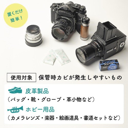 虎変堂 防カビシート 革製品用カラシード 6個入