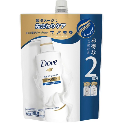 ユニリーバ ダヴ モイスチャーケア シャンプー つめかえ用 大容量 700g