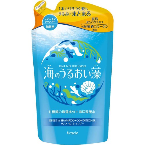 クラシエ 海のうるおい藻(そう)リンスインシャンプー 詰替用 380mL