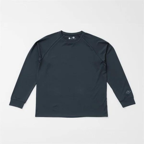 EXセリアント ウェア ルームウエア(ルーム長袖Tシャツ) 紳士 ネイビー M トップバリュ CELLIANT(セリアント)