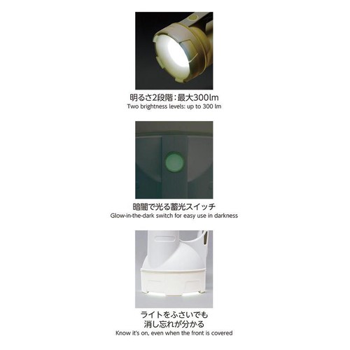 光が明るく広がる LED強力ライト ホームコーディ