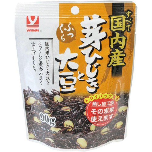 ヤマナカフーズ 国内産 ひじき豆ドライパック 90g