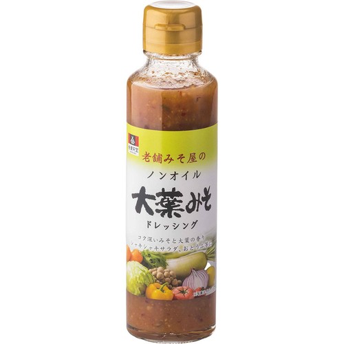 会津天宝 老舗みそ屋のノンオイルドレッシング大葉みそ 150ml