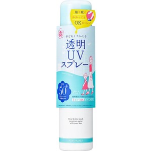 紫外線予報　透明UVスプレー  150g×4本　石澤研究所 石澤研究所 紫外線予報 透明UVスプレーF 150g Green Beans