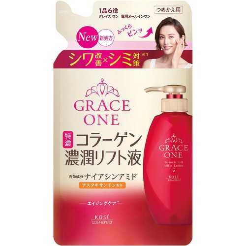 コーセーコスメポート グレイスワン 薬用リンクル リフト液 (保湿液) つめかえ用 200ml