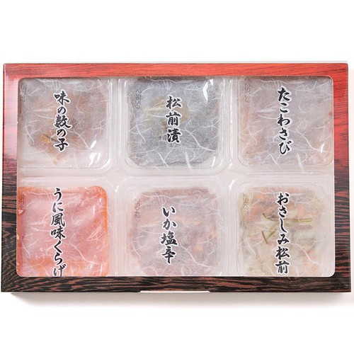 【冷凍】 函館布目の味くらべ 50g x 6個