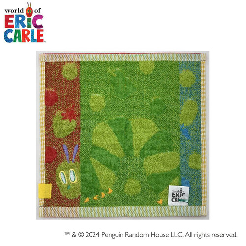 林 はらぺこあおむしタオルハンカチ 約25 x 25cm ハッピーフルーツ