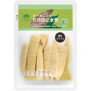 オーガニックたけのこ水煮穂先スライス 135g トップバリュ グリーン