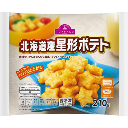北海道産星形ポテト【冷凍】 210g トップバリュ Green Beans