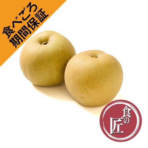 ［食べごろ+］茨城県産 下妻の甘熟梨(幸水) 大玉 2個