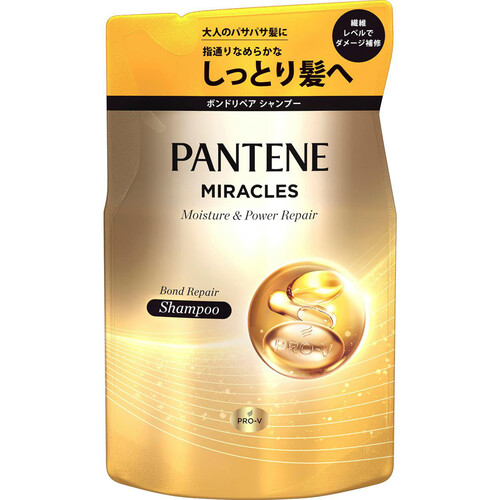 P&G パンテーン ミラクルズ ボンドリペアシリーズ モイスチャー&パワーリペアシャンプー詰め替え用 350g