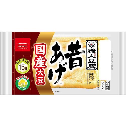 アサヒコ 国産大豆昔あげ 2枚入