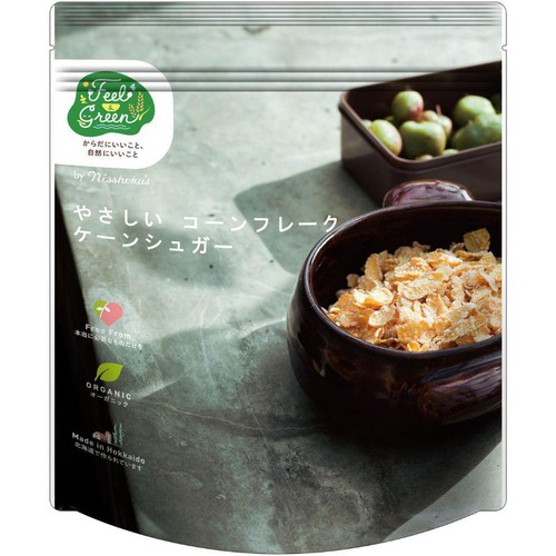 日食 Feel&Green やさしいコーンフレーク ケーンシュガー 140g