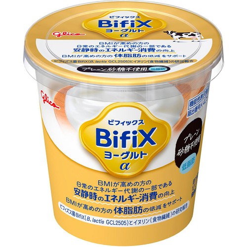 グリコ BifiXヨーグルトαプレーン砂糖不使用 400g