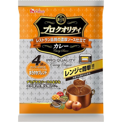 ハウス食品 プロクオリティ カレーまろやかブレンド 170g x 4袋入
