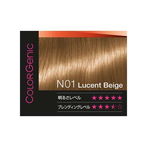 ヘンケルジャパン サイオス カラージェニック ミルキーヘアカラー N01(ルーセントベージュ) 50g+100ml