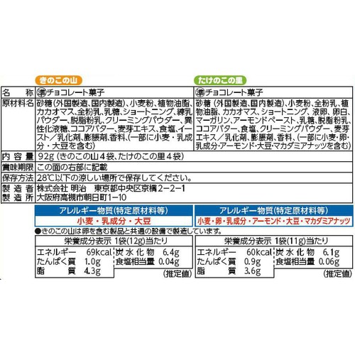 明治 きのこの山とたけのこの里ハロウィン 8袋入