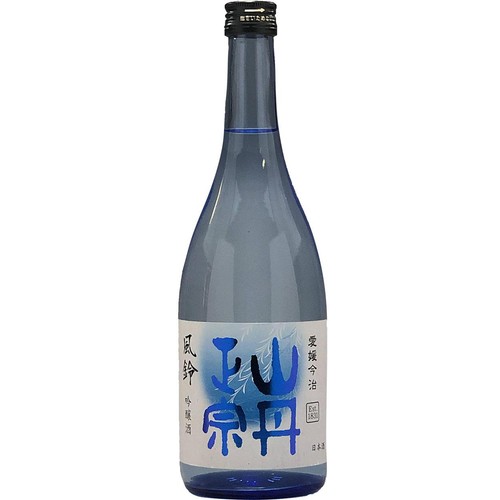 愛媛県】 八木酒造部 純米吟醸 山丹正宗 風鈴 720ml Green Beans