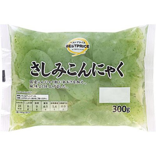 さしみこんにゃく  300g トップバリュベストプライス