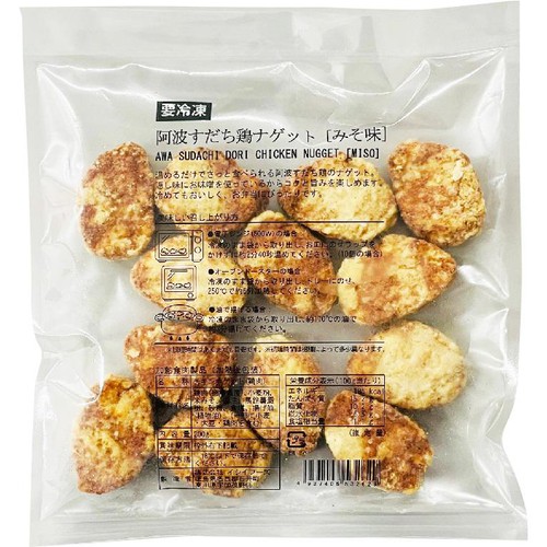 イシイフーズ 阿波すだち鶏ナゲット みそ味【冷凍】 200g