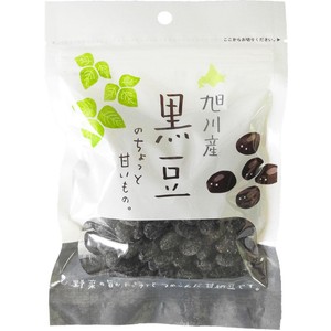 旭川食品 旭川産黒豆のちょっと甘いもの。(甘納豆) 120g Green Beans