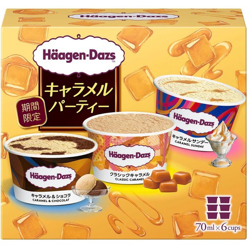 ハーゲンダッツ アソートボックス キャラメルパーティー 70ml x 6個入
