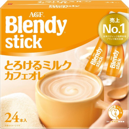 味の素AGF ブレンディ スティック とろけるミルクカフェオレ スティックコーヒー 24本入