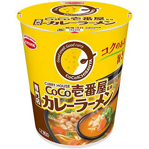 エースコック タテ型 CoCo壱番屋監修 専門店のカレーラーメン 59g