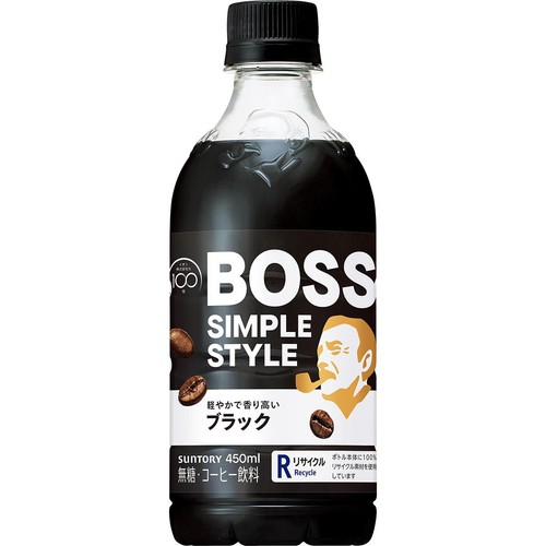 サントリー ボス シンプルスタイル ブラック(イオングループ限定) 450ml