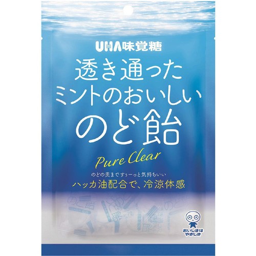 UHA味覚糖 透き通ったミントのおいしいのど飴 92g