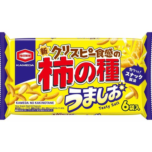 亀田製菓 亀田の柿の種うましお 6袋入 150g Green Beans | グリーン