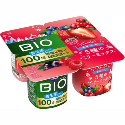 ダノン ビオ 5種のベリーミックス 75g x 4個 Green Beans | グリーン