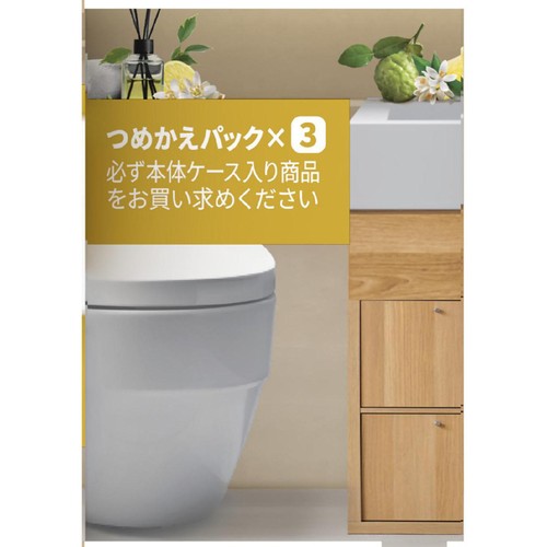 P&G ファブリーズトイレ用消臭剤 プレミアムシリーズ消臭+自然な香り シトラス&オレンジブロッサム 6.3mL x 3回分