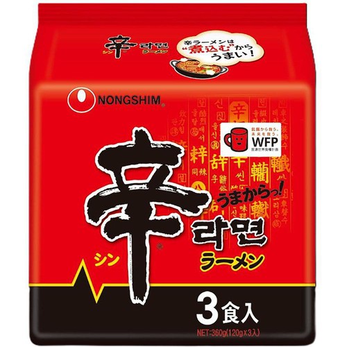 農心 辛ラーメン 3食入 360g