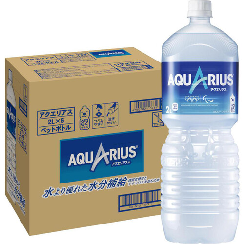 コカ・コーラ アクエリアス 1ケース 2000ml x 6本