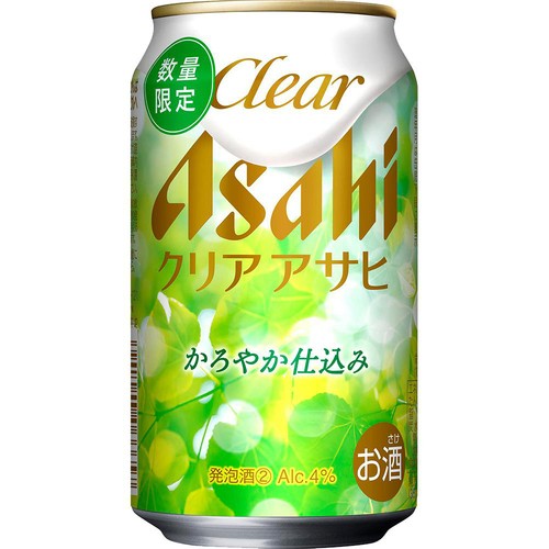 【4%】 アサヒ クリアアサヒ かろやか仕込み 350ml x 6本