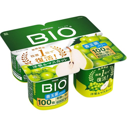 ダノン ビオ 洋梨 & マスカット 75g x 4個