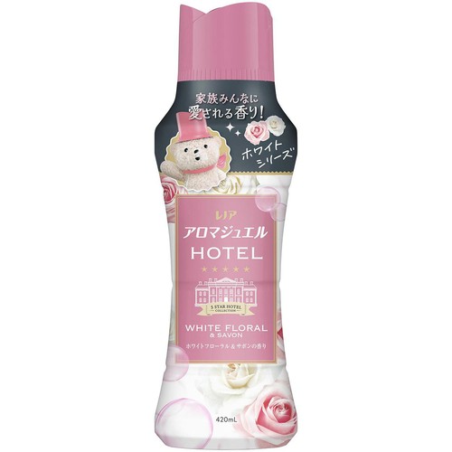 P&G レノア アロマジュエル ホワイトフローラル&サボンの香り 本体 香り付けビーズ 420mL
