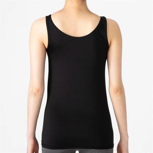 PEACE FIT(ピースフィット) SilkyFACT モールドカップ付 タンクトップ 婦人 クロ XL トップバリュ