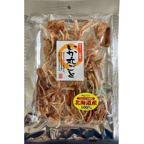 竹新 いか丸ごと 北海道産するめいか使用 70g Green Beans | グリーン