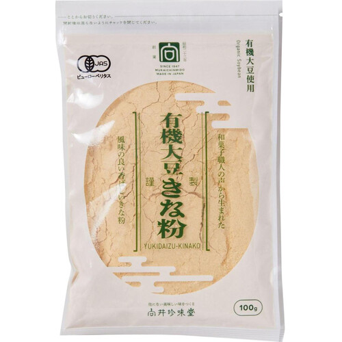 向井珍味堂 有機大豆きな粉 100g