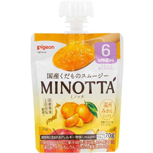 ピジョン MINOTTA6個セット 6ヵ月頃から 420g(3種 x 2個入)