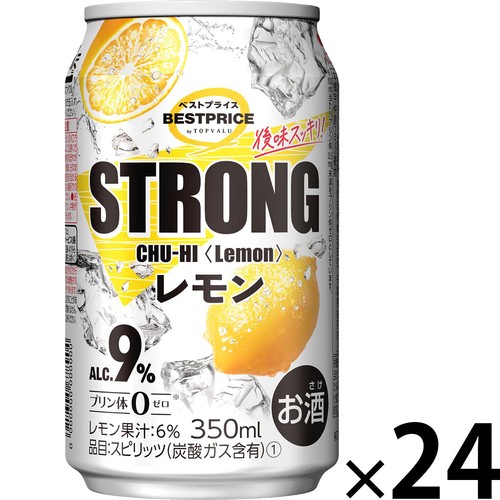 ストロング レモン 1ケース 350ml x 24本 トップバリュベストプライス