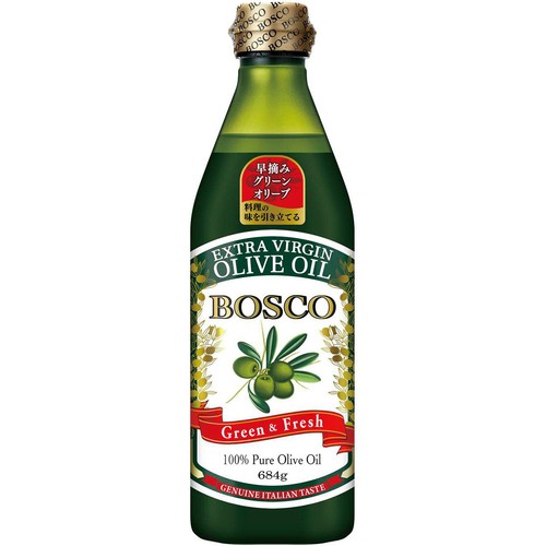 日清オイリオ ボスコエキストラバージンオリーブオイル 684g Green