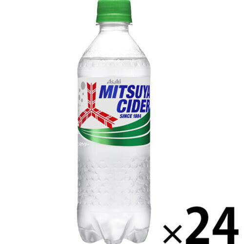 アサヒ飲料 三ツ矢サイダー 1ケース 500ml x 24本 Green Beans