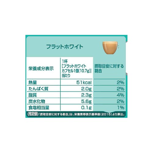 ネスレ ドルチェグスト専用カプセル フラットホワイト 16個