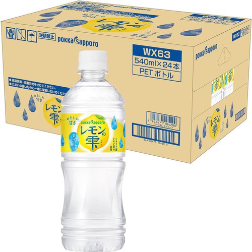ポッカサッポロ レモンの雫 1ケース 540ml x 24本 Green Beans