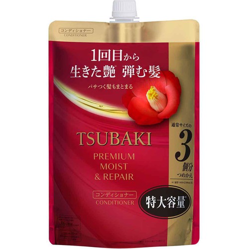 ファイントゥディ ツバキ プレミアムモイスト&リペア コンディショナー つめかえ用3個分特大容量 900mL